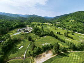 Aerial view of Springdale Resort