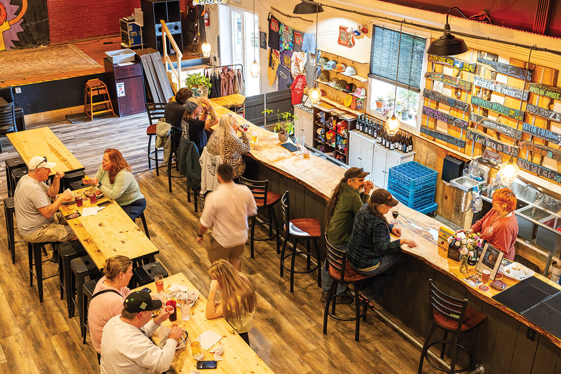 Brewhall at Lazy Hiker Brewing