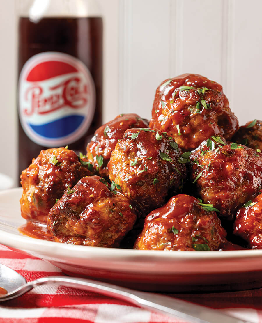 Soda-saucy meatballs