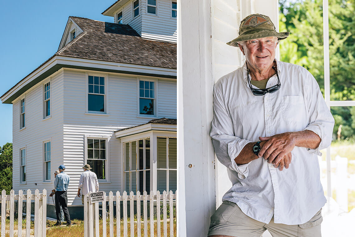 James H. "Budd" Doughton at Cape Lookout Coast Guard Station