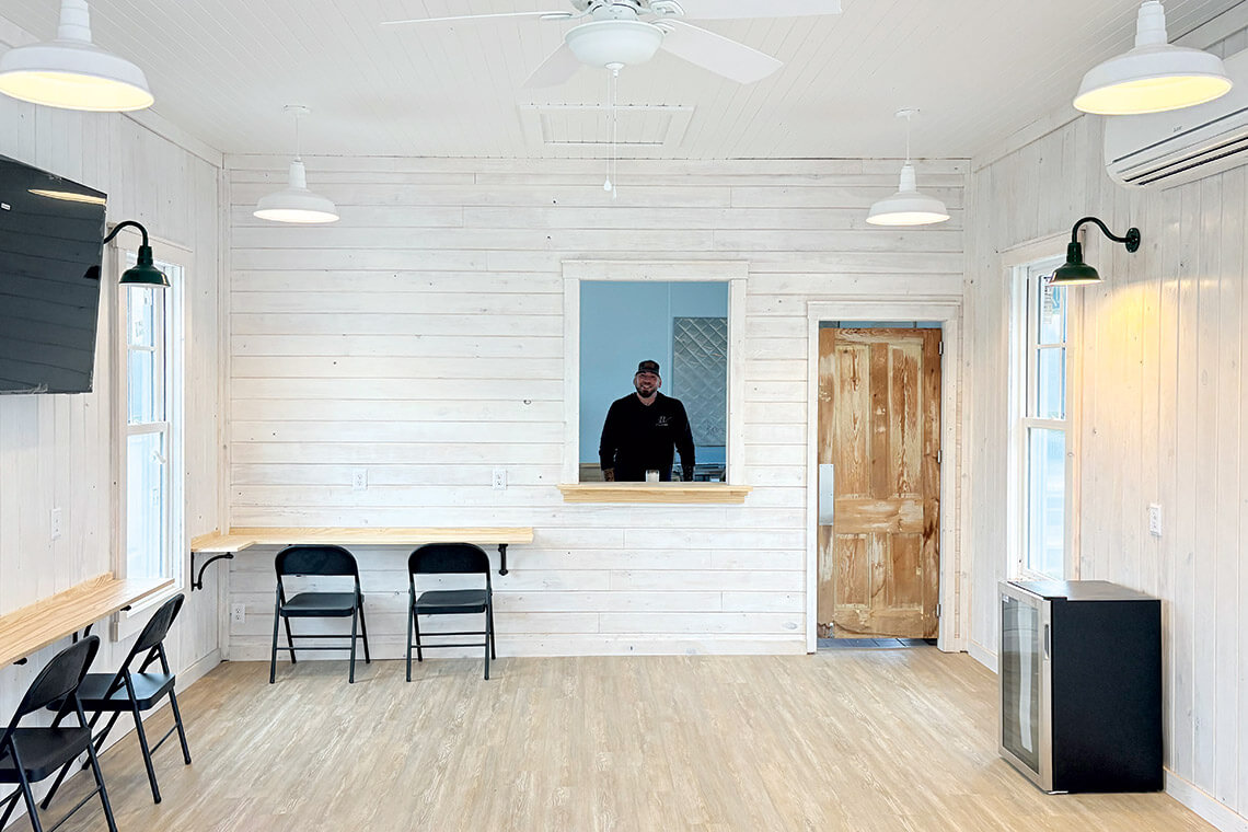 Converted classroom space at Cape Lookout