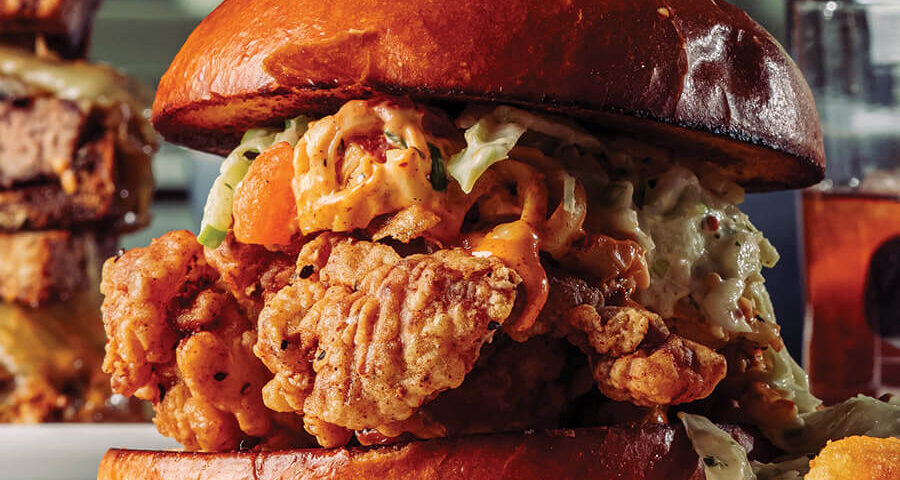Chicken sandwich at the Pilot House in Wilmington