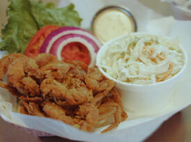 Soft-shell crab sandwich