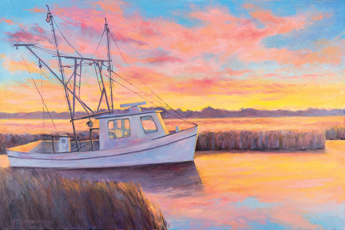 James Melvin's painting A Happy Place