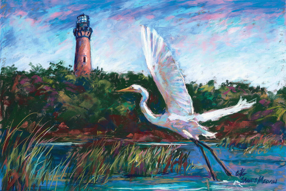 James Melvin's painting Sanctuary