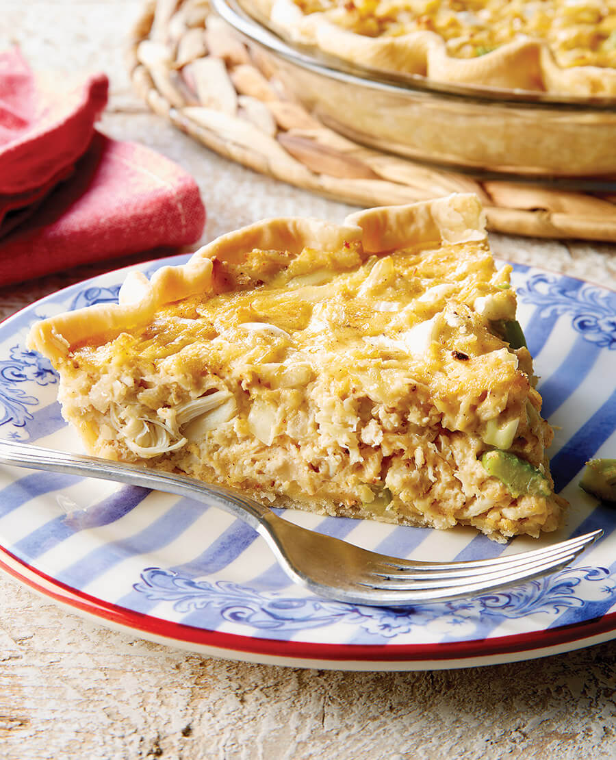 Crab pie