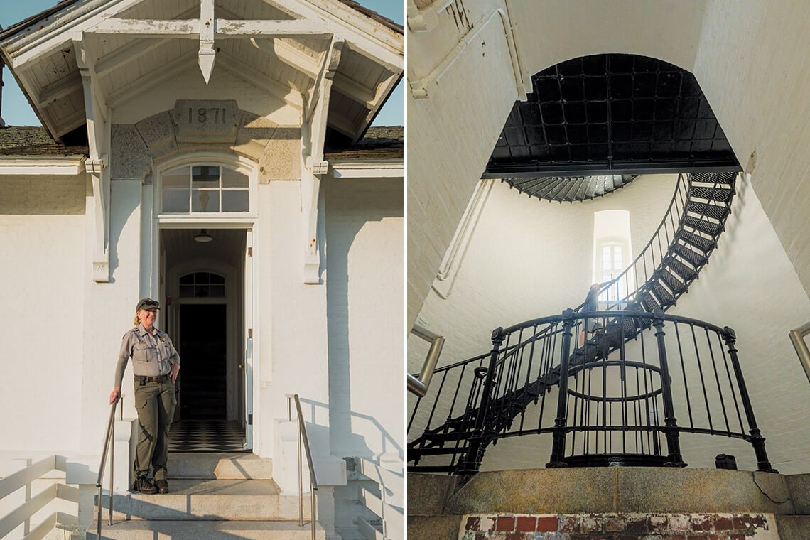 The Bodie Island Lighthouse in Nags Head
