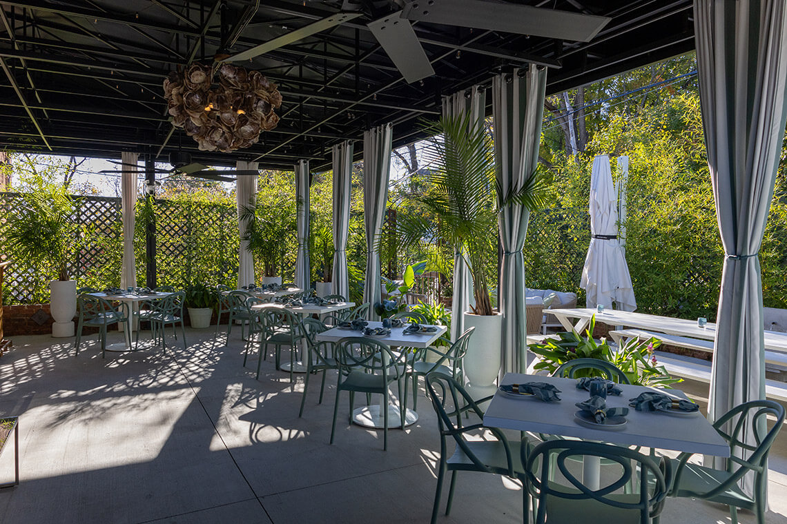 Patio at Betty on Burke