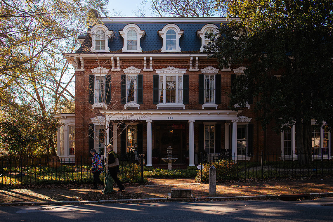 Exterior of the Mansion on Main