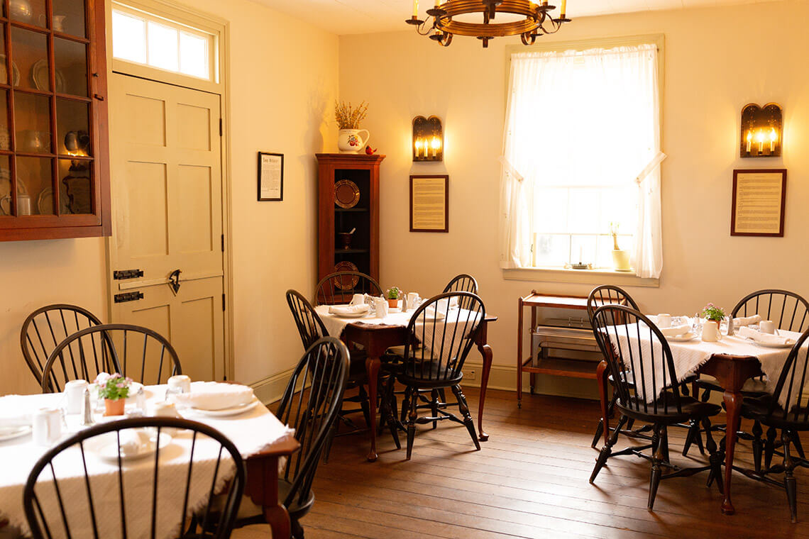 Breakfast room at The Zevely House
