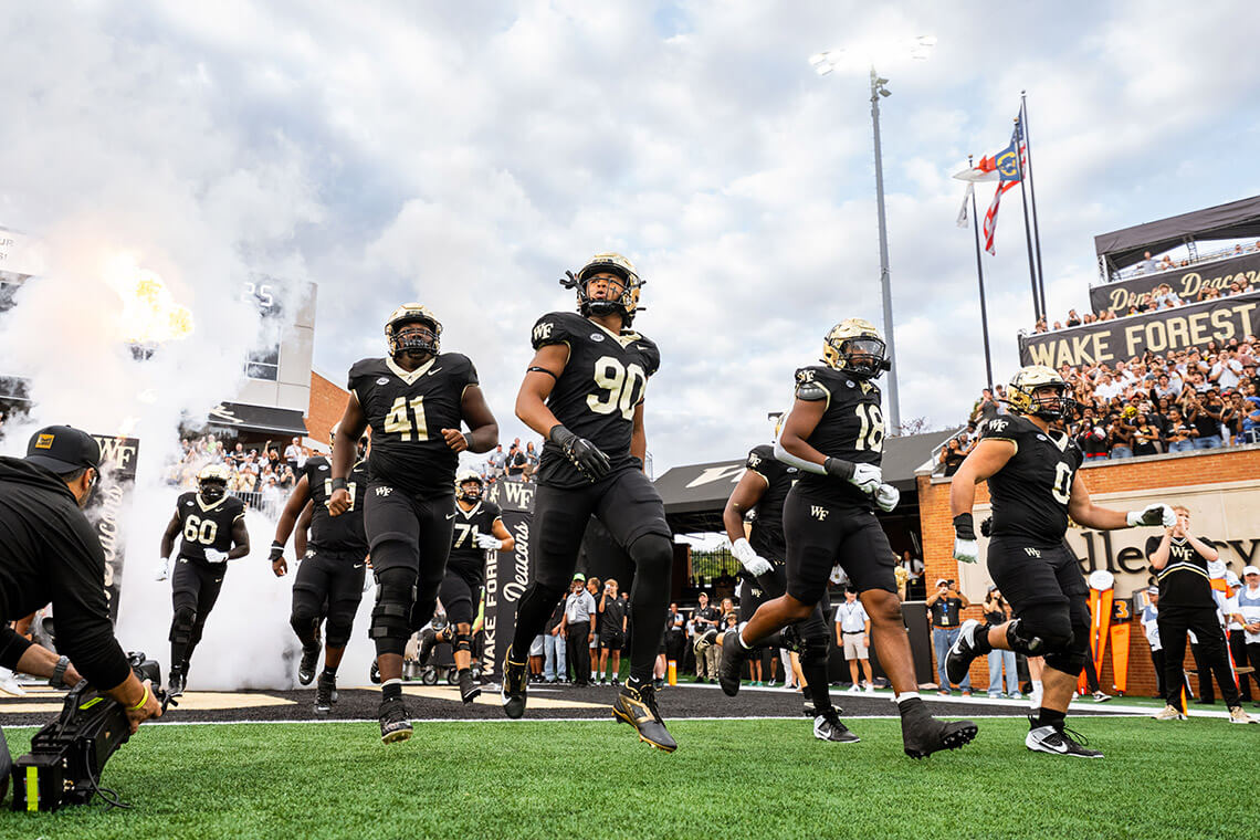 Wake Forest University football game