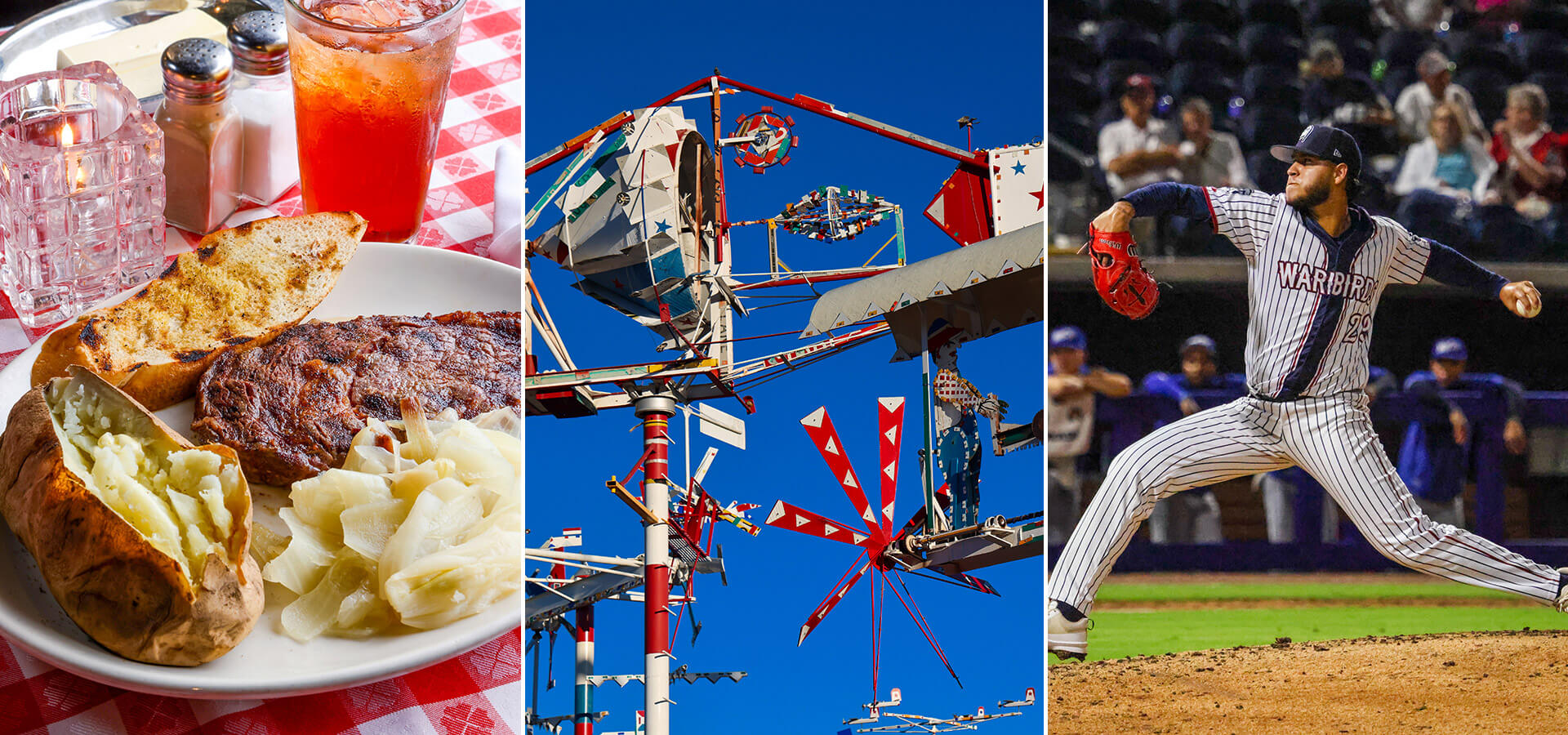 Beefmastor Inn, the Vollis Simpson Whirligig Park, and Wilson Warbirds game