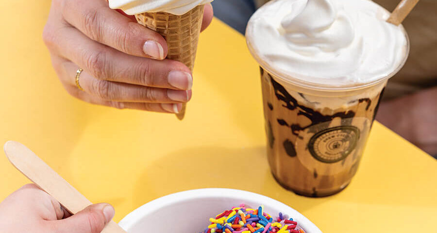 Soft serve and hand-dipped ice cream from 99 Creemee Stand
