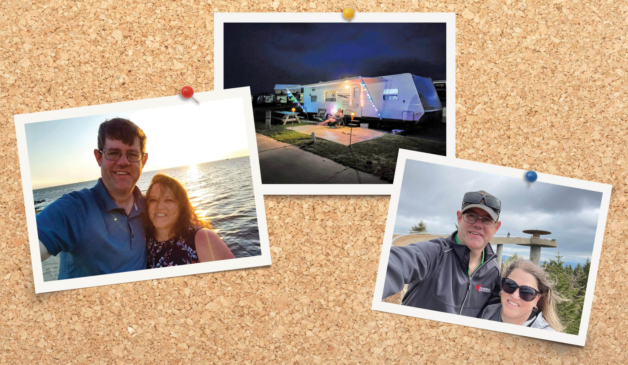 Photos of Don and Lisa Finch on their travels