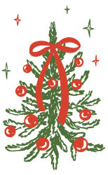 Christmas tree illustration
