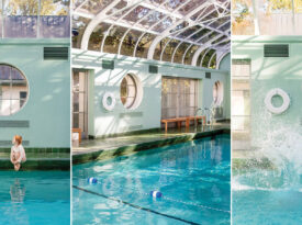 Interior of pool at Reynolda House