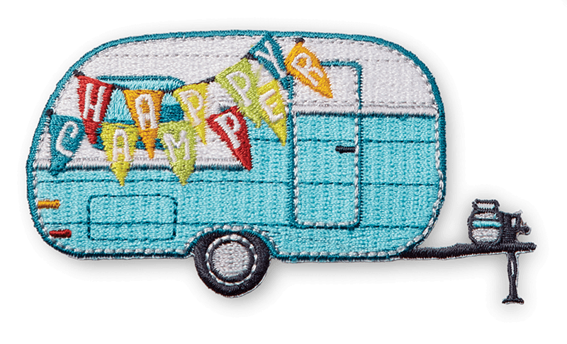 Patch of a camper hook-up 