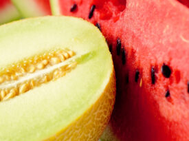 Watermelon and cantaloupe