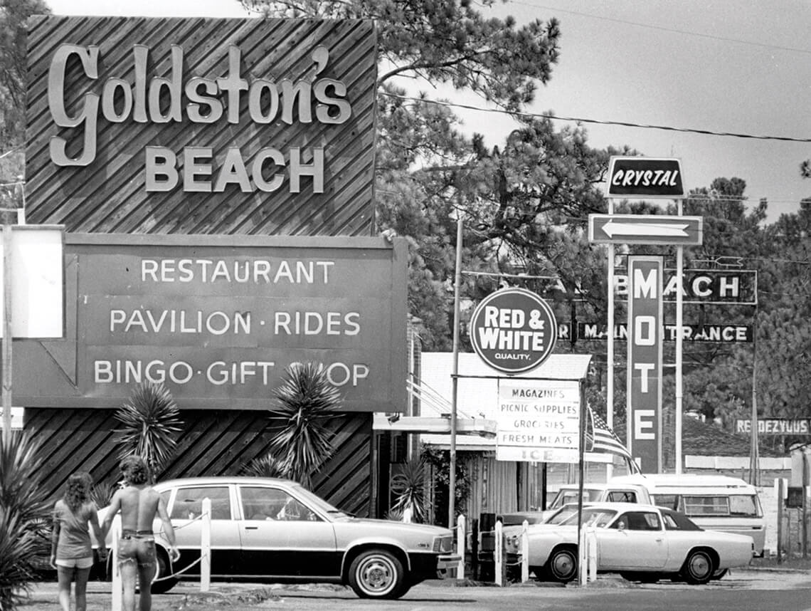 Goldston's Beach pictured in 1981