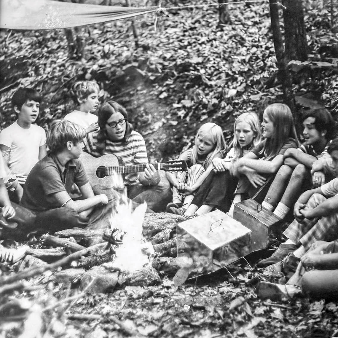 1960s photo of Camp Windy Wood campers