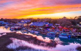 Sunset at the Murrells Inlet MarshWalk