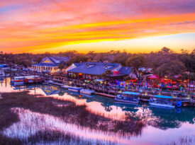 Sunset at the Murrells Inlet MarshWalk