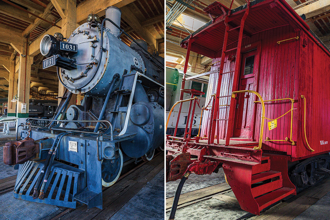 Vintage locomotives