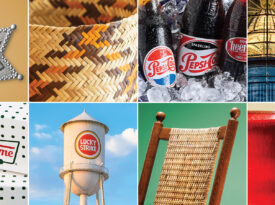 Andy Griffith's Sheriff's Badge, Cherokee basket, Soda Bottles, Lighthouse, Krispy Kreme box, Lucky Strike Water Tower, Kennedy Rocker, Face Jug
