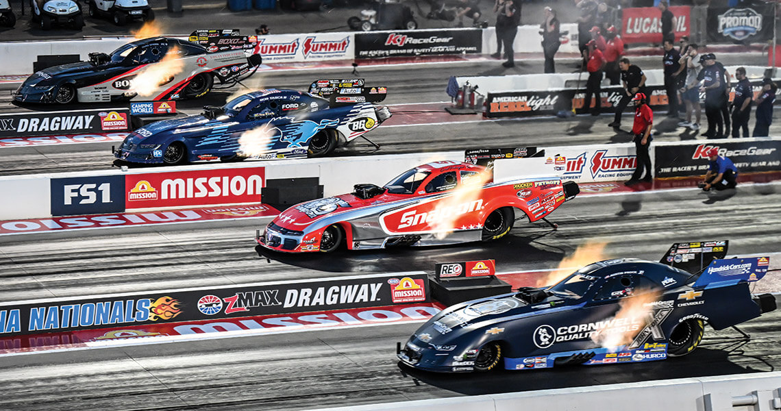 Cars at Charlotte Motor Speedway