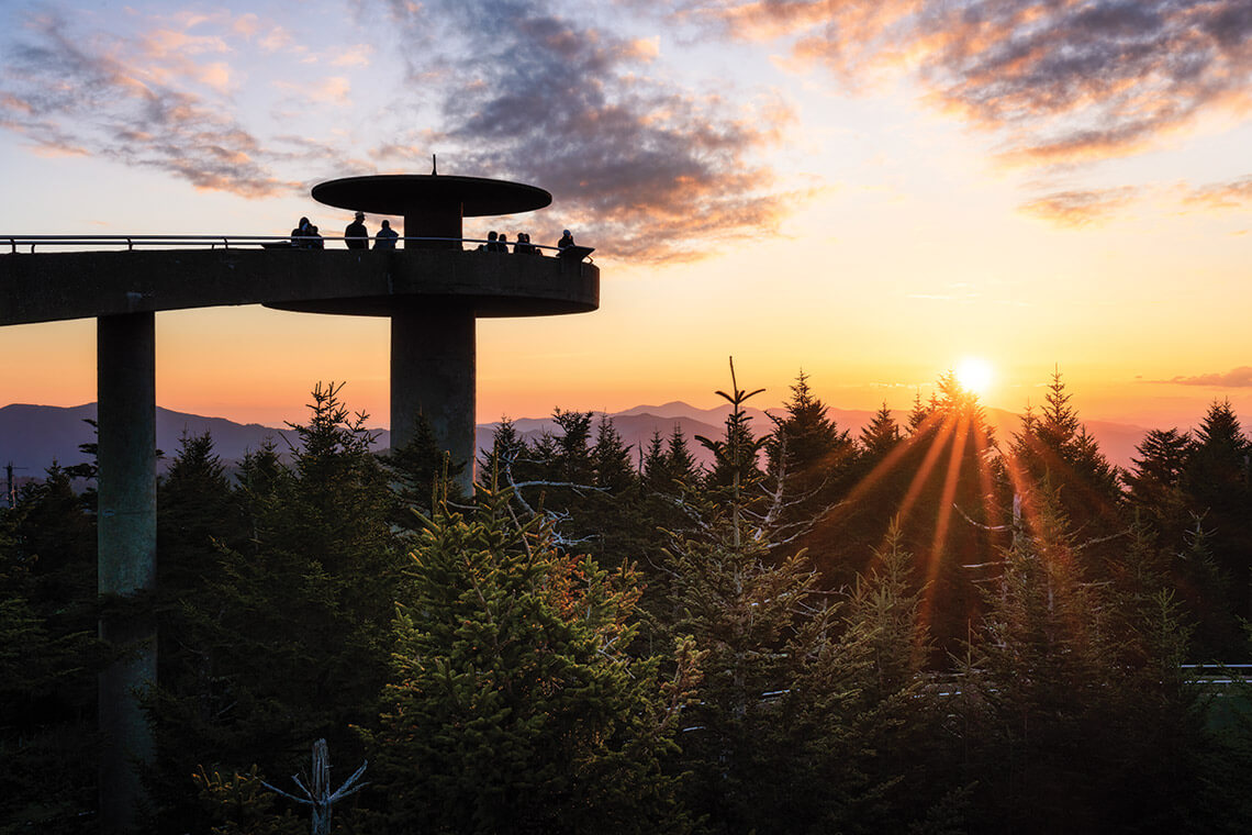 Sunset at Kuwohi Observation Tower