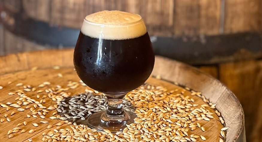 Oatmeal stout at Railhouse Brewery